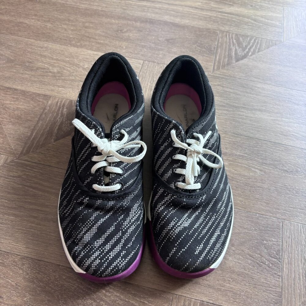 Nike Lunarlon Purple and Black Golf Sneakers Shoes